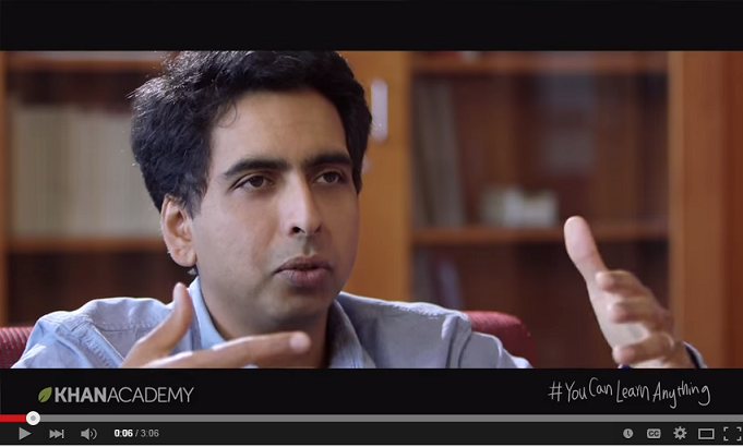 Khan academy you can do anything