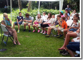 First Lady reads to students to promote literacy