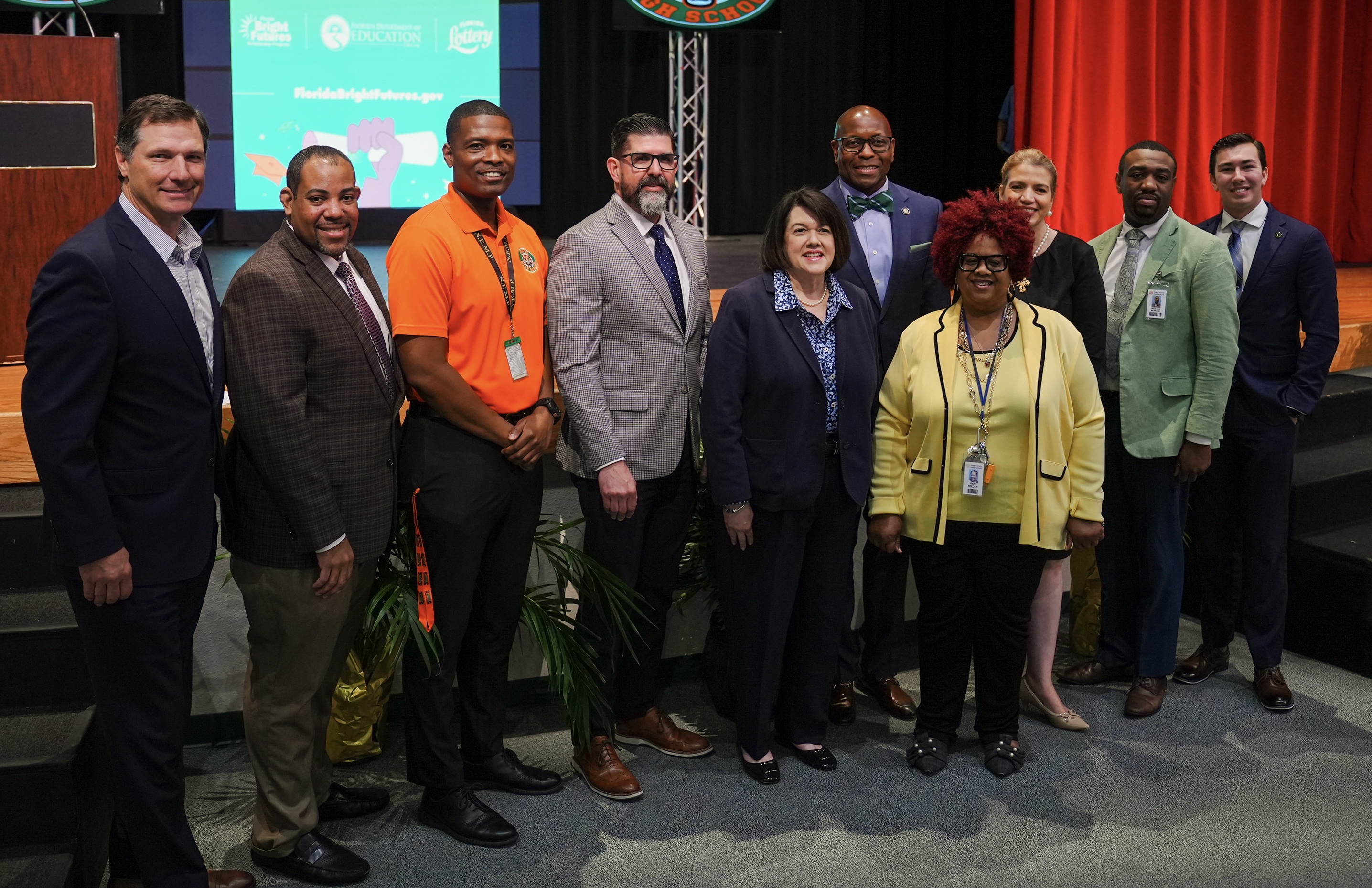 Commissioner Diaz with others at the Bright Futures Presentation