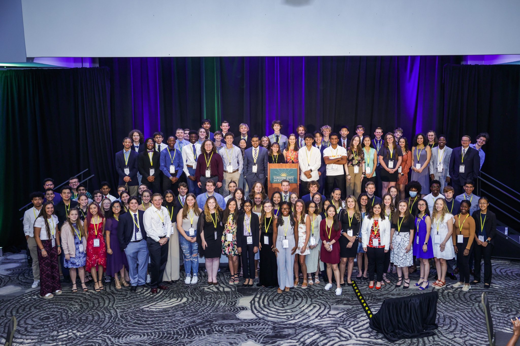 Last month, 100 of the 2021 Sunshine State Scholars gathered in Orlando to be recognized as Florida's top students in STEM!