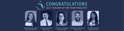Department of Education Announces the 2021 Florida Teacher of the Year State Finalists