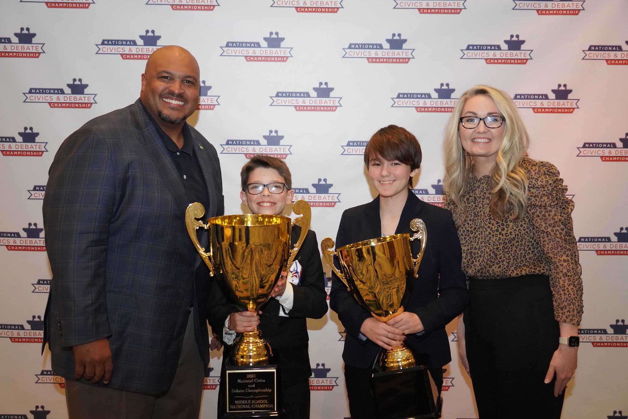 Champion Simon Denahan - Kanapaha Middle School & 2nd Place Ollie Flanagan  - Kanapaha Middle School