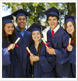 Group of graduates