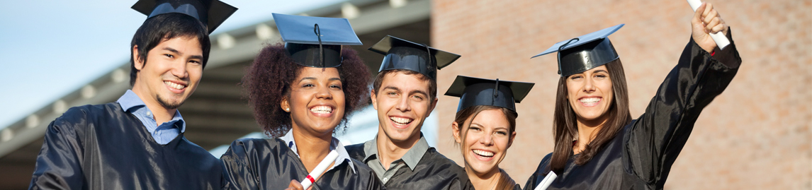 Group of graduates smiling