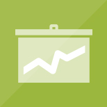 Chart icon on a green background