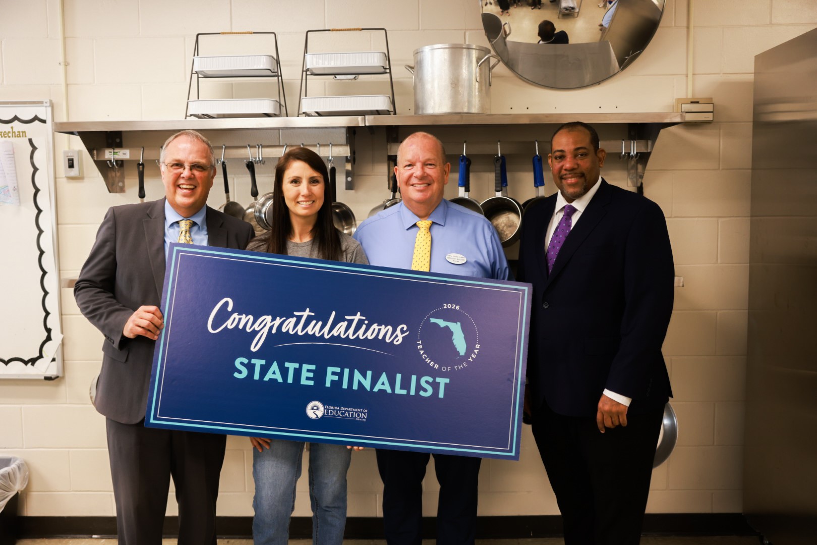 Autumn Crabtree, a culinary arts teacher at Crystal River High School in Citrus County