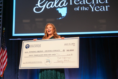 Kyndall Brown from Osceola County Named 2027 Florida Teacher of the Year